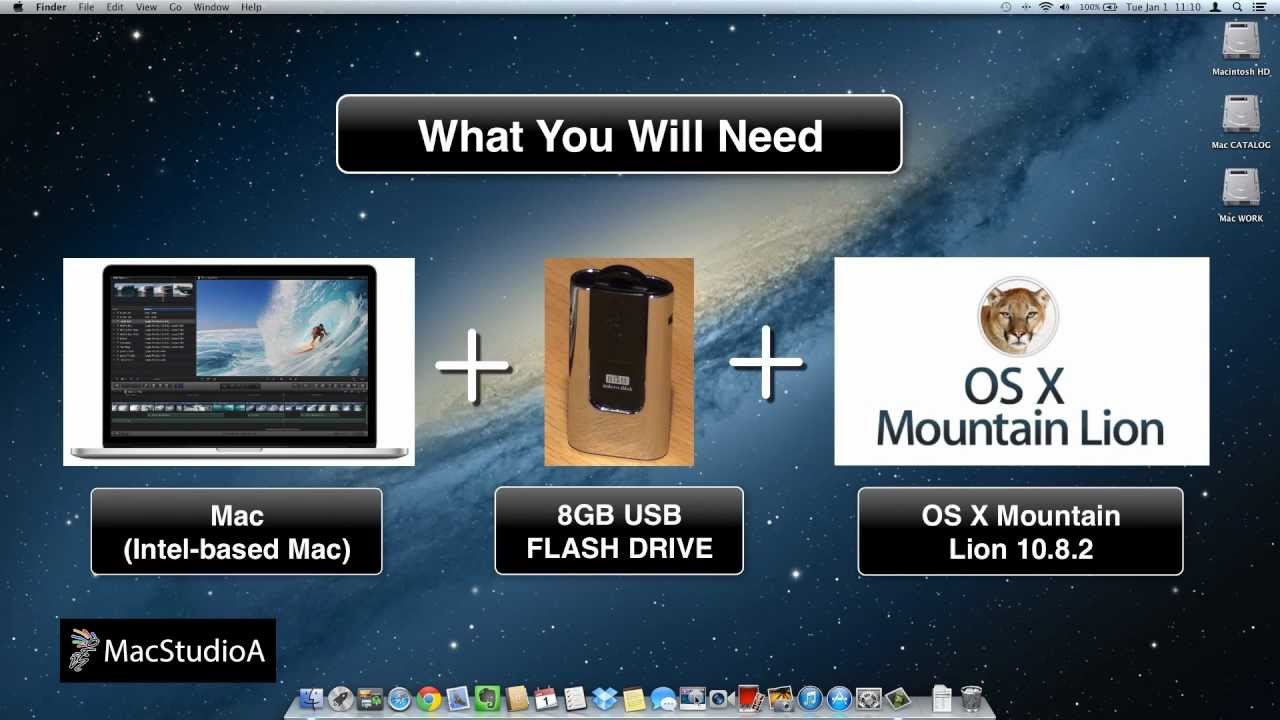 how to make a bootable usb start up disk for mac os x